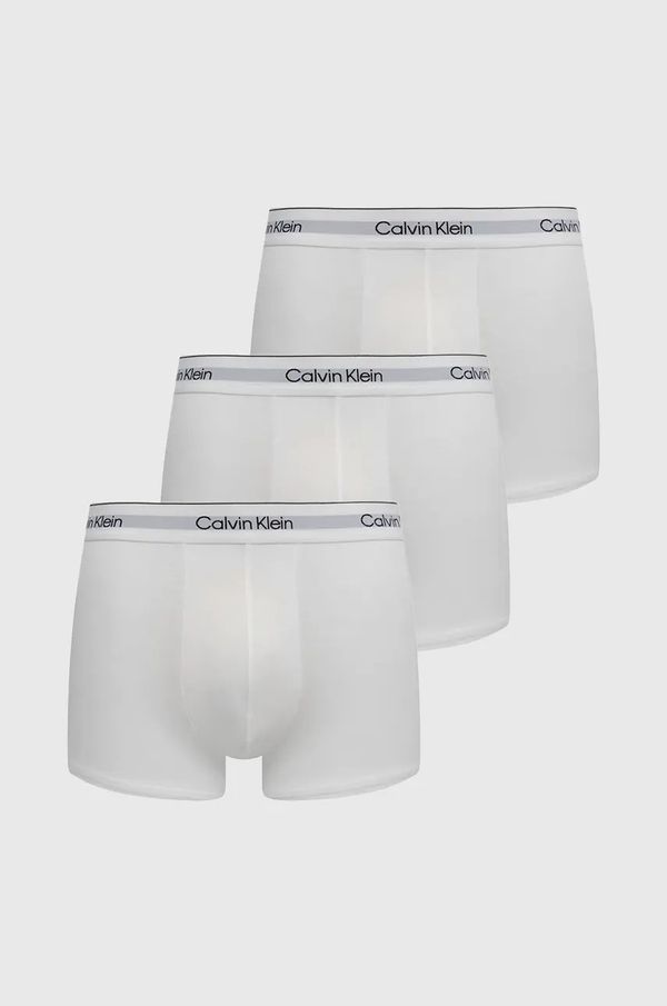 Calvin Klein Underwear Boksarice Calvin Klein Underwear 3-pack moške, bela barva, 000NB3963A