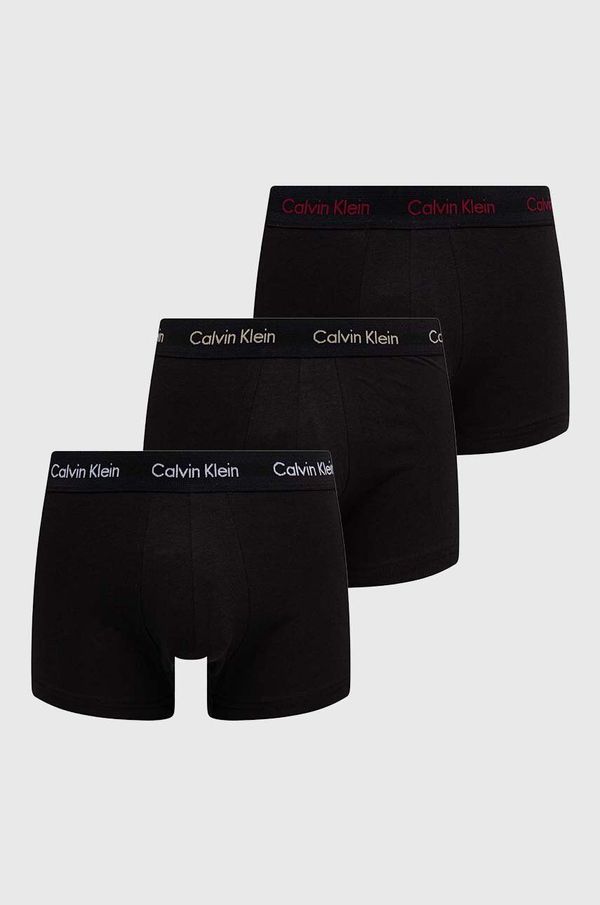 Calvin Klein Underwear Boksarice Calvin Klein Underwear 3-pack moške, črna barva, 0000U2664G