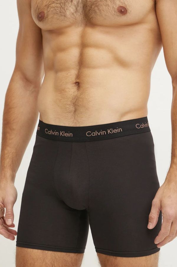 Calvin Klein Underwear Boksarice Calvin Klein Underwear 3-pack moške, črna barva, 000NB1770A