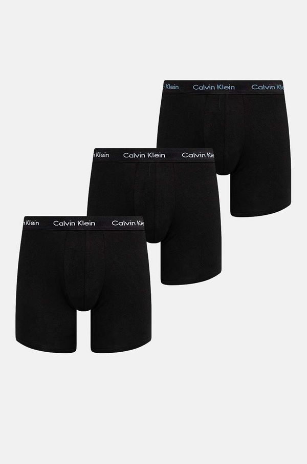 Calvin Klein Underwear Boksarice Calvin Klein Underwear 3-pack moške, črna barva, 000NB1770A