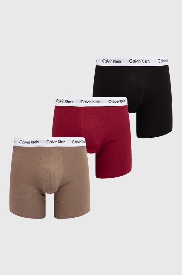 Calvin Klein Underwear Boksarice Calvin Klein Underwear 3-pack moške, črna barva, 000NB1770A