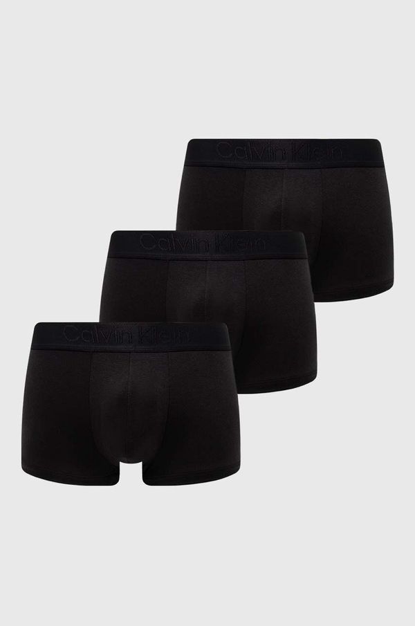 Calvin Klein Underwear Boksarice Calvin Klein Underwear 3-pack moške, črna barva, 000NB3651A