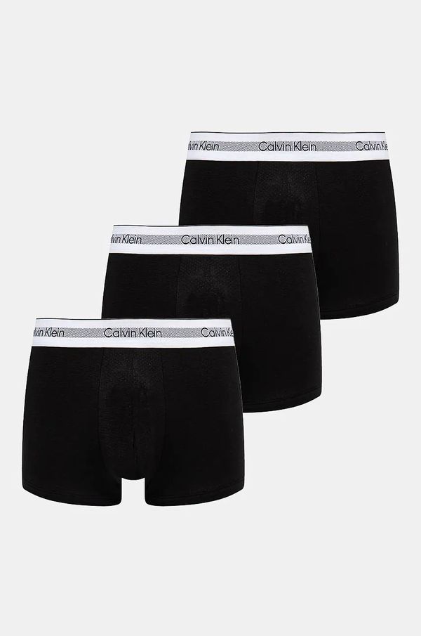 Calvin Klein Underwear Boksarice Calvin Klein Underwear 3-pack moške, črna barva, 000NB3956A