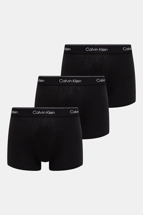 Calvin Klein Underwear Boksarice Calvin Klein Underwear 3-pack moške, črna barva, 000NB3963A