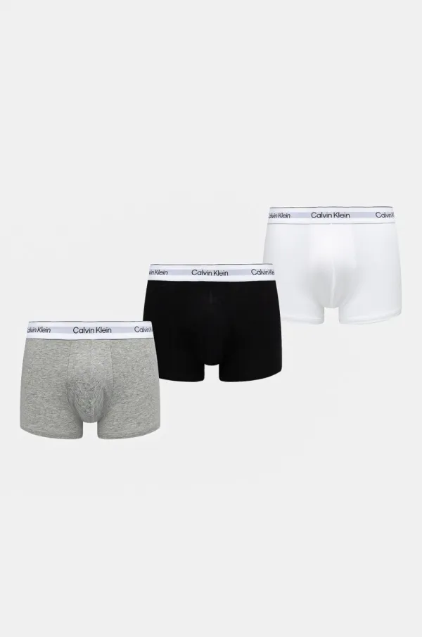 Calvin Klein Underwear Boksarice Calvin Klein Underwear 3-pack moške, siva barva, LV00NB4392