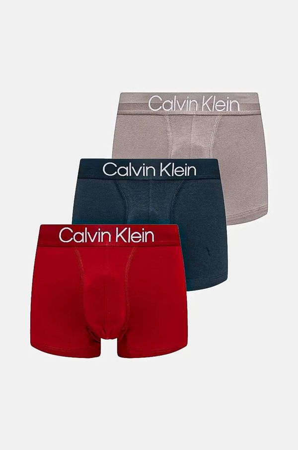 Calvin Klein Underwear Boksarice Calvin Klein Underwear 3-pack moške, zelena barva, 000NB2970A