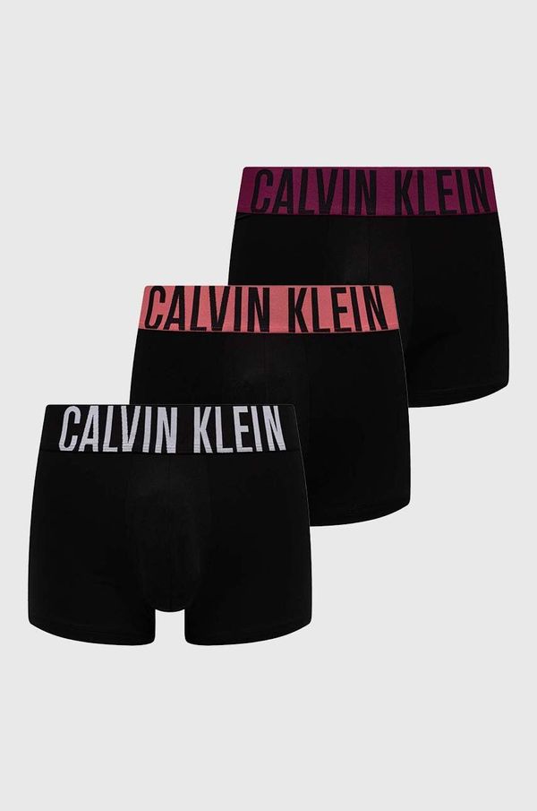 Calvin Klein Underwear Boksarice Calvin Klein Underwear 3-pack moški, črna barva