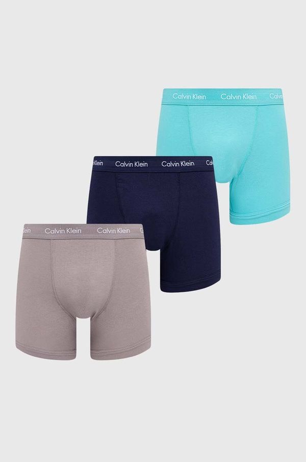 Calvin Klein Underwear Boksarice Calvin Klein Underwear 3-pack moški, črna barva