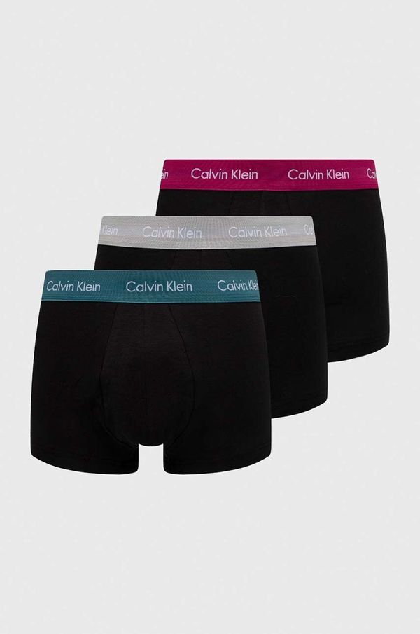 Calvin Klein Underwear Boksarice Calvin Klein Underwear 3-pack moški, črna barva