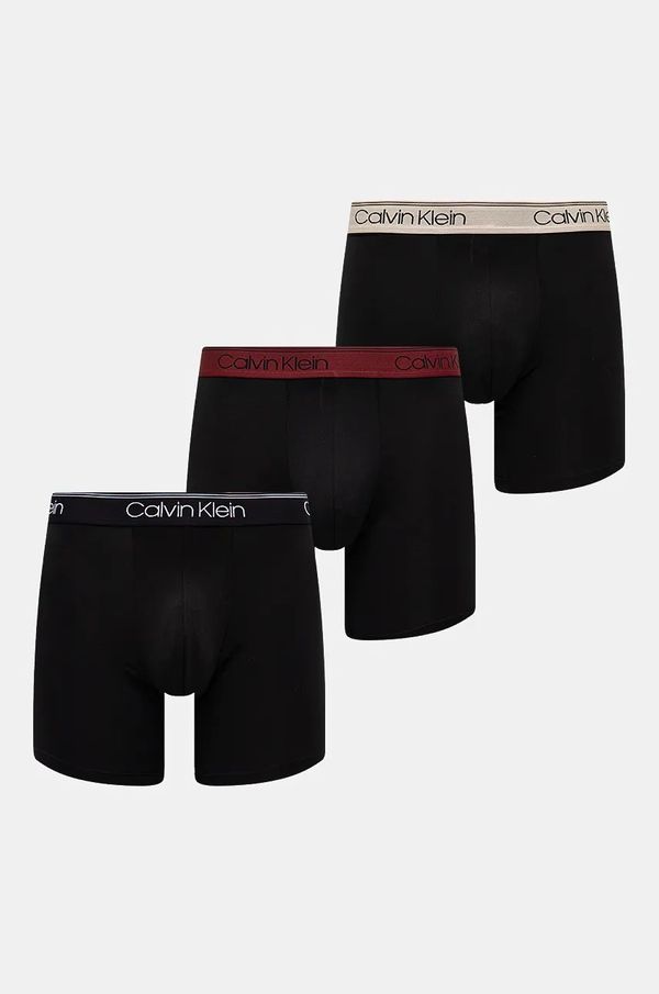 Calvin Klein Underwear Boksarice Calvin Klein Underwear 3-pack moški, črna barva