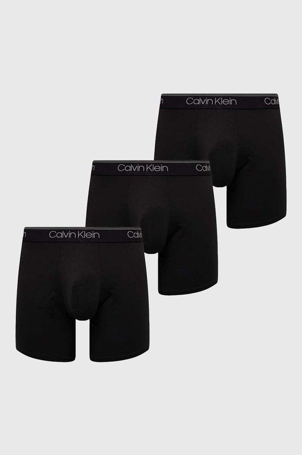 Calvin Klein Underwear Boksarice Calvin Klein Underwear 3-pack moški, črna barva