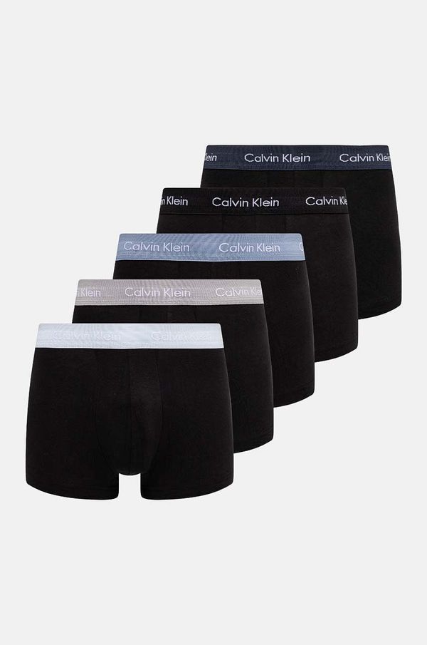 Calvin Klein Underwear Boksarice Calvin Klein Underwear 5-pack moške, črna barva, 000NB2734A