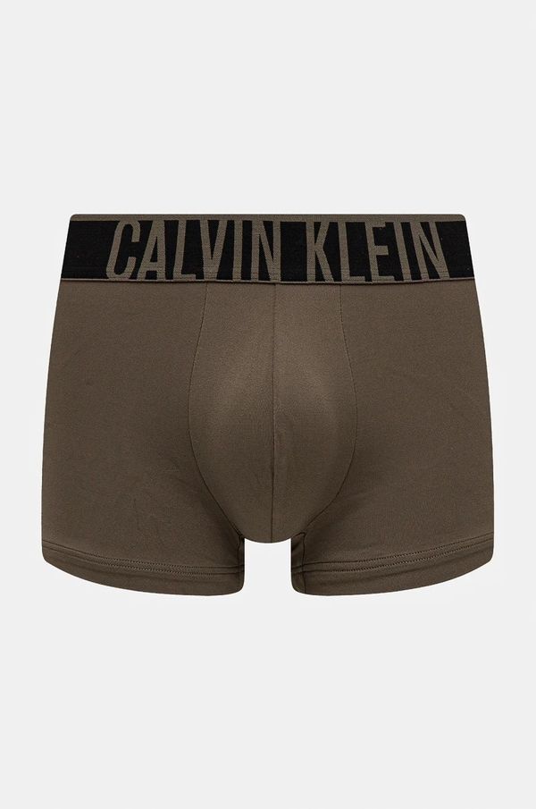 Calvin Klein Underwear Boksarice Calvin Klein Underwear moške, zelena barva, 000NB3836A