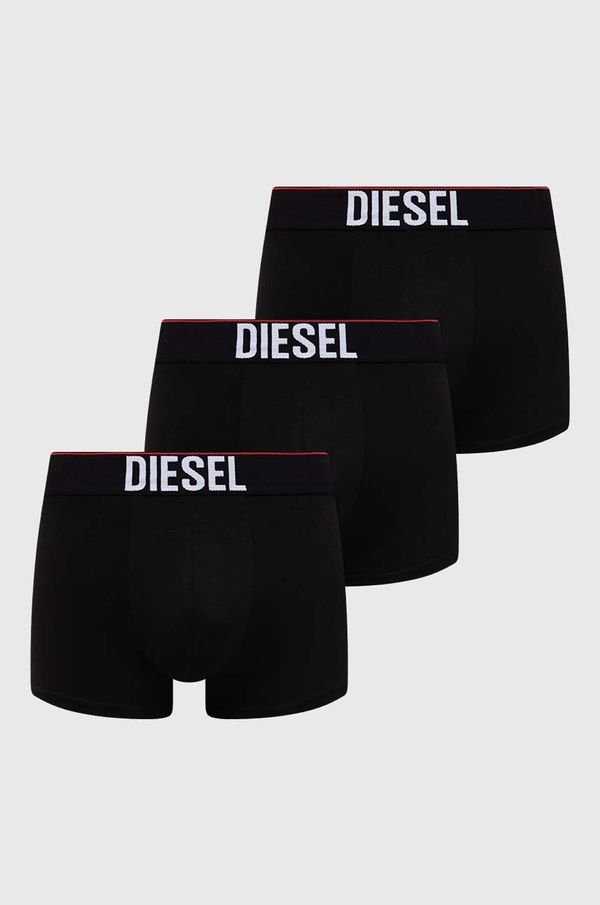 Diesel Boksarice Diesel 3-pack moški, črna barva