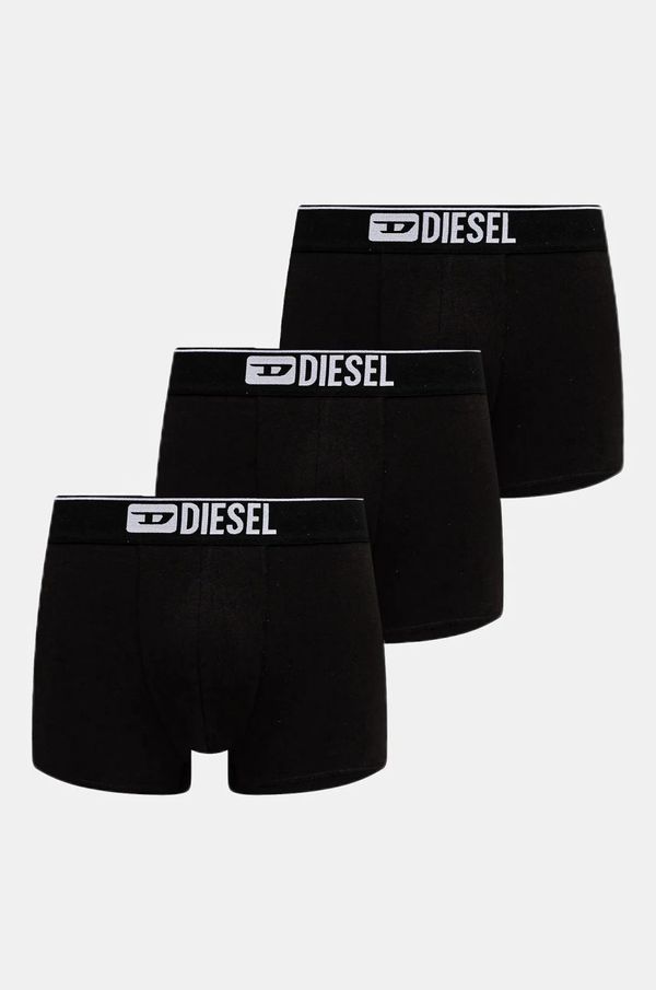 Diesel Boksarice Diesel DAMIEN-THREEPACK BOXER-SHORTS 3-pack moške, črna barva, A17752.0LHBI