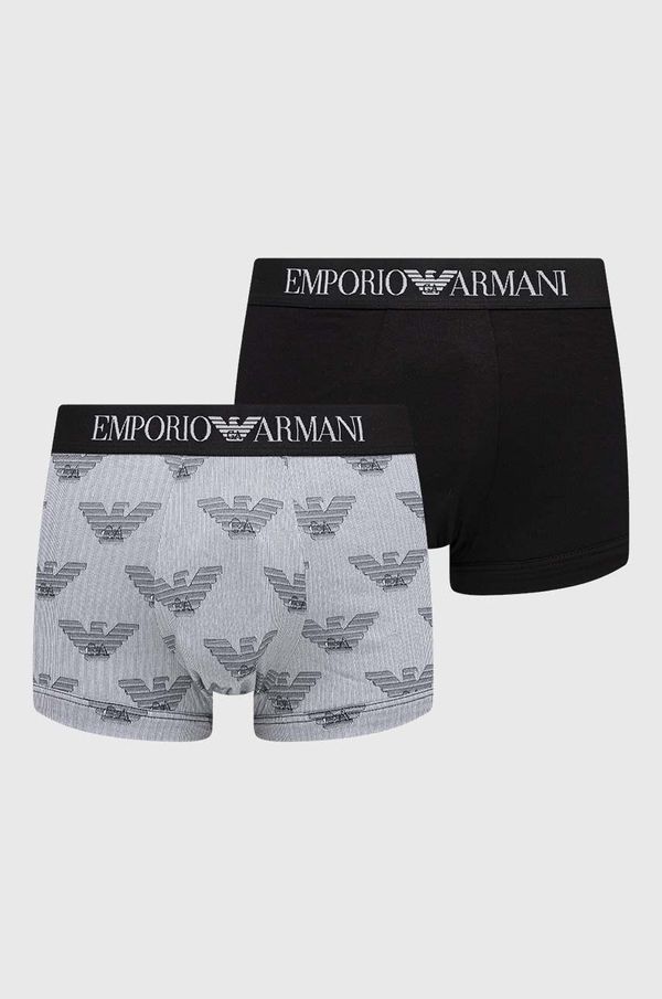 Emporio Armani Underwear Boksarice Emporio Armani Underwear 2-pack moški, mornarsko modra barva