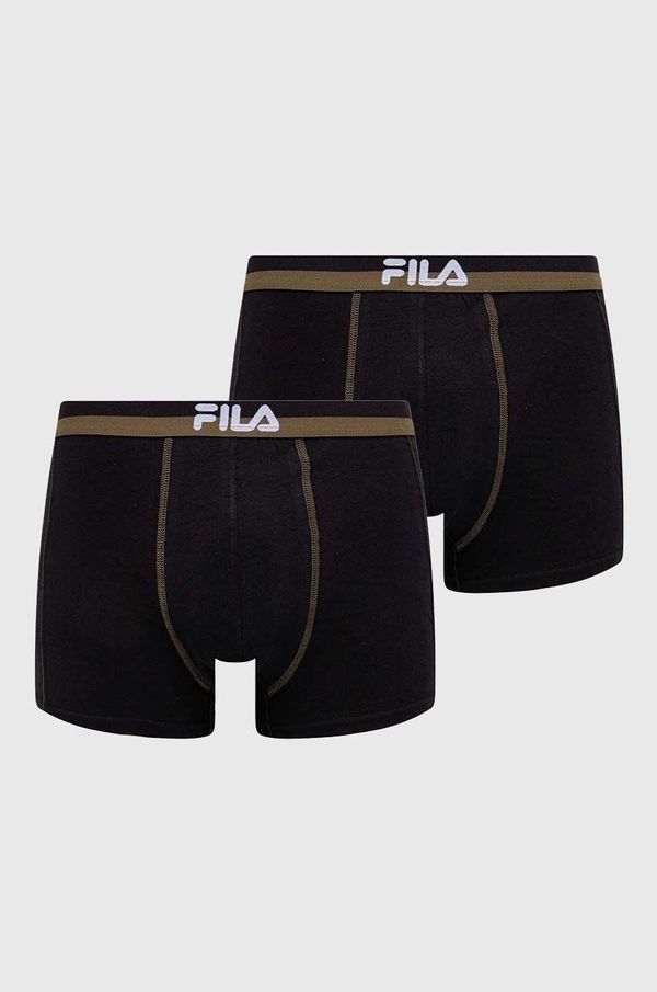 Fila Boksarice Fila 2-pack moški, mornarsko modra barva