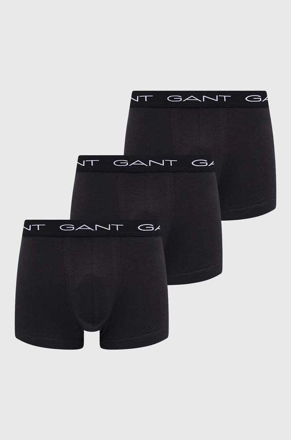 Gant Boksarice Gant 3-pack moške, črna barva, 900013003