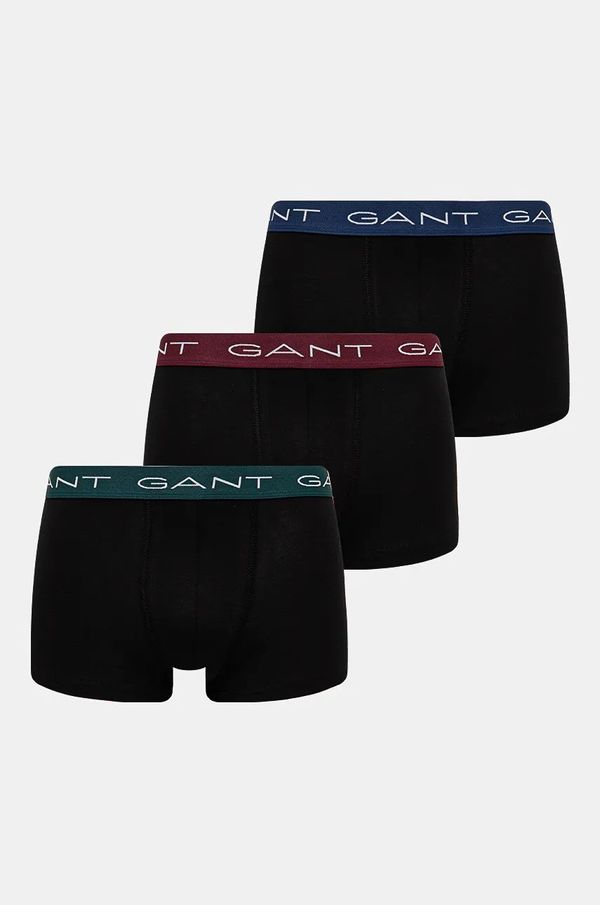 Gant Boksarice Gant 3-pack moške, črna barva, 902433003