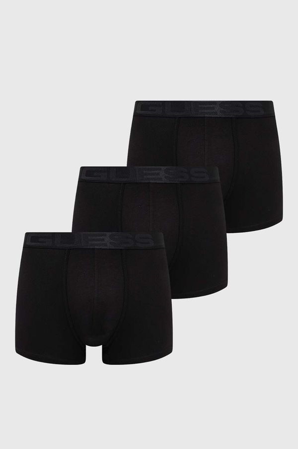 Guess Boksarice Guess 3-pack moške, črna barva, U4YG03 K6YW0