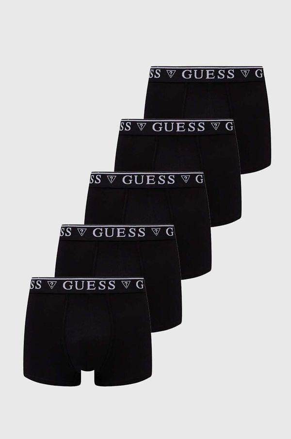 Guess Boksarice Guess 5-pack moške, črna barva, U4YG16 K6YW1