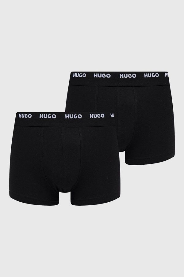 Hugo Boksarice HUGO 5-pack moški, črna barva