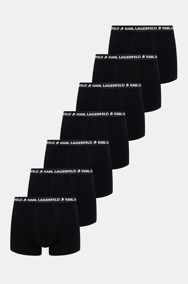 Karl Lagerfeld Boksarice Karl Lagerfeld 7-pack moške, črna barva, A1M47010