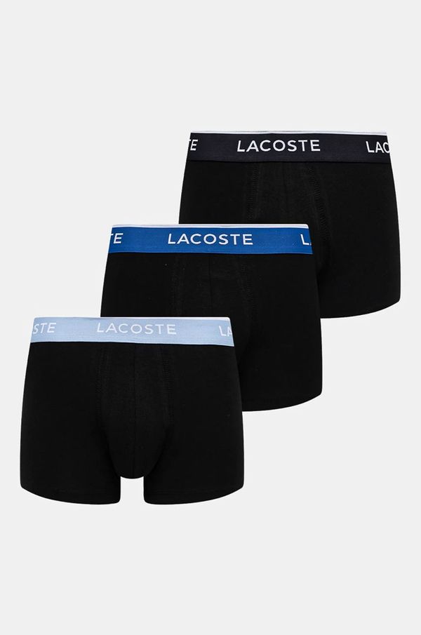 Lacoste Boksarice Lacoste 3-pack moške, črna barva, 5H1297