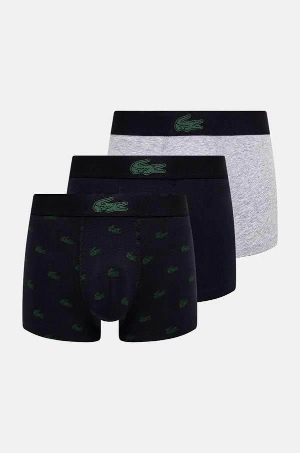 Lacoste Boksarice Lacoste 3-pack moške, črna barva, 5H5154