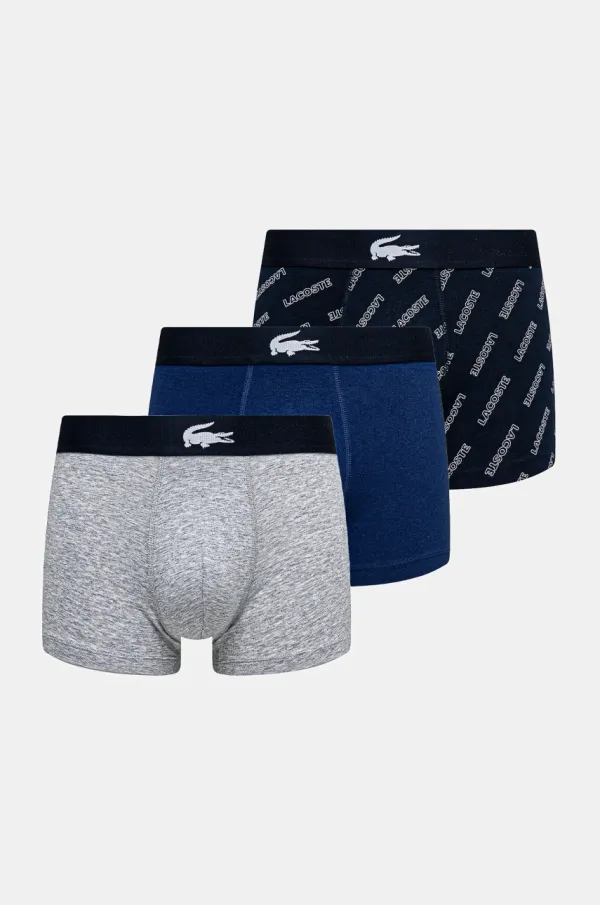 Lacoste Boksarice Lacoste 3-pack moške, mornarsko modra barva, 5H1288
