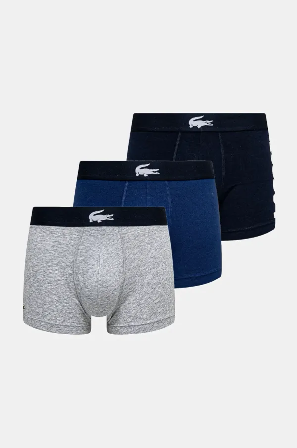 Lacoste Boksarice Lacoste 3-pack moške, mornarsko modra barva, 5H1291