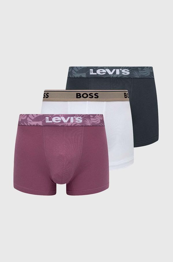 Levi's Boksarice Levi's 2-pack moški, roza barva
