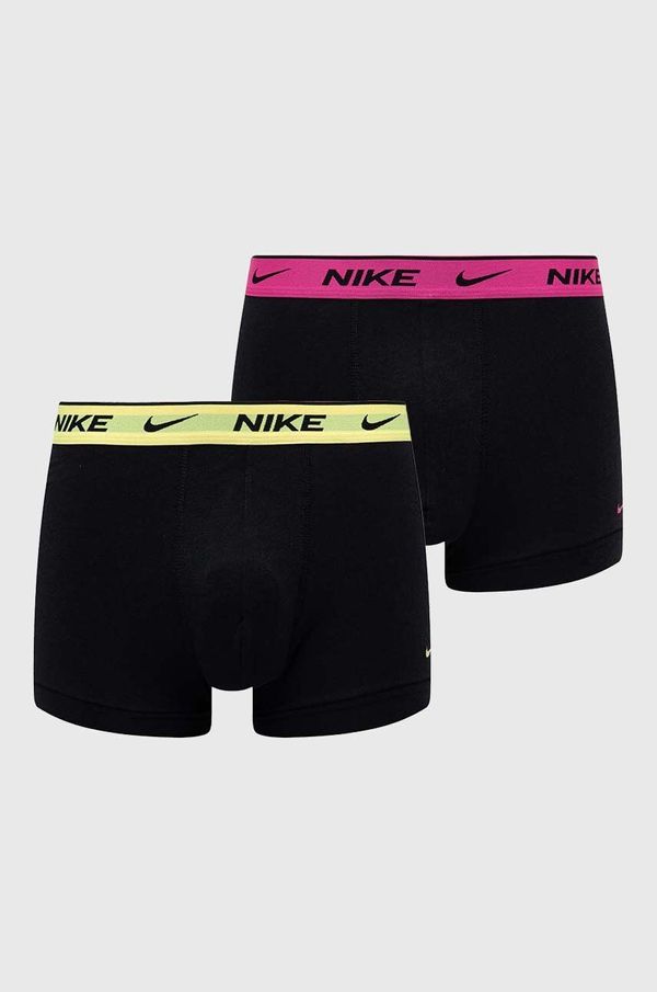 Nike Boksarice Nike 2-pack moške, črna barva, 0000KE1085