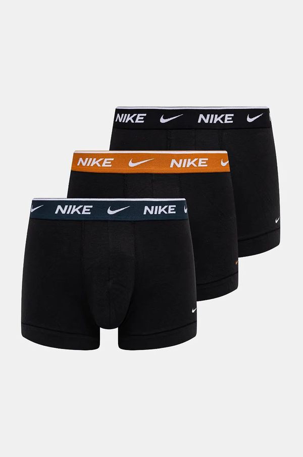 Nike Boksarice Nike 3-pack moške, črna barva, 0000KE1008