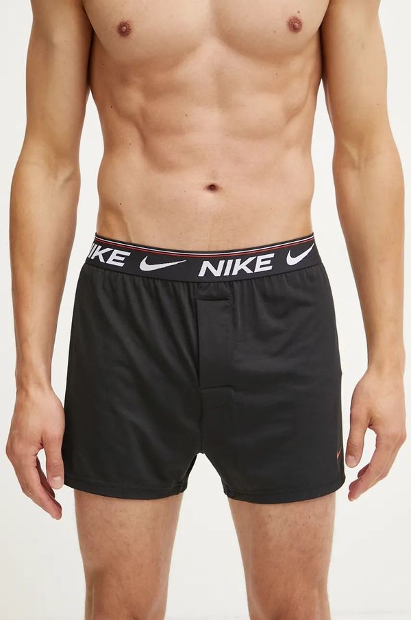 Nike Boksarice Nike 3-pack moške, črna barva, 0000KE1262