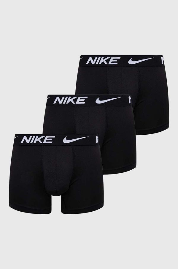 Nike Boksarice Nike 3-pack moški, črna barva