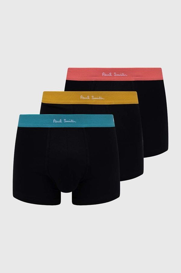 Paul Smith Boksarice Paul Smith 3-pack moške, črna barva, M1A.914.M3PK50