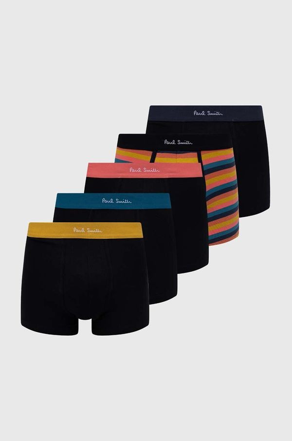 Paul Smith Boksarice Paul Smith 5-pack moške, črna barva, M1A.914.M5PK4