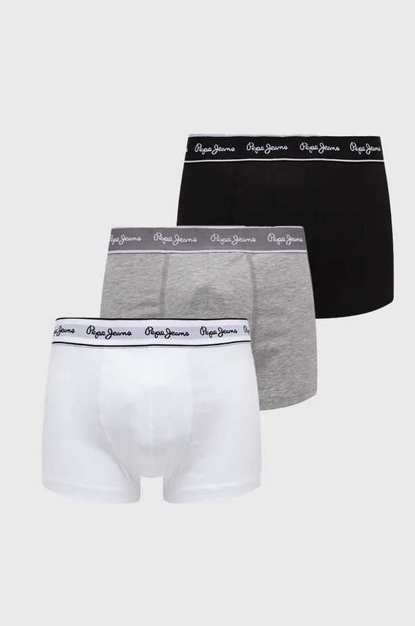 Pepe Jeans Boksarice Pepe Jeans 3-pack moški, siva barva