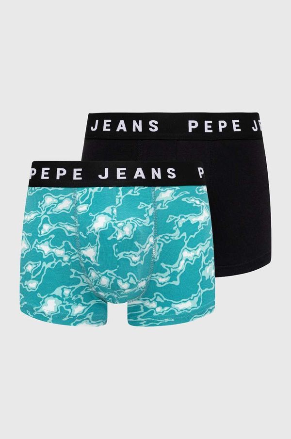 Pepe Jeans Boksarice Pepe Jeans WATER LR TK 2P 2-pack moške, PMU11137