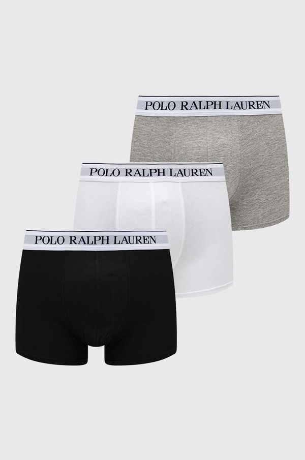 Polo Ralph Lauren Boksarice Polo Ralph Lauren 3-pack moški, siva barva