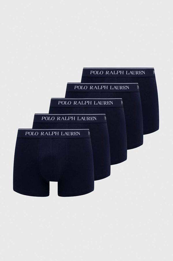 Polo Ralph Lauren Boksarice Polo Ralph Lauren 5-pack moški, črna barva