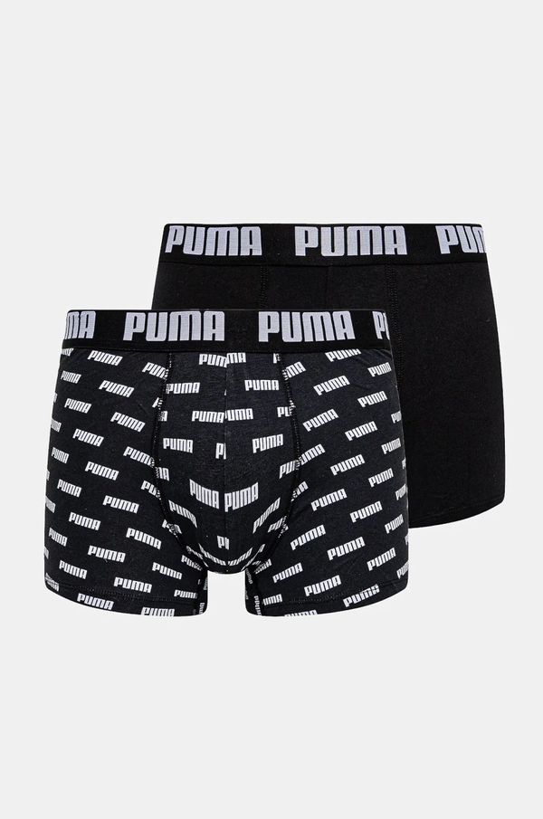 Puma Boksarice Puma 2-pack moške, črna barva, 938324