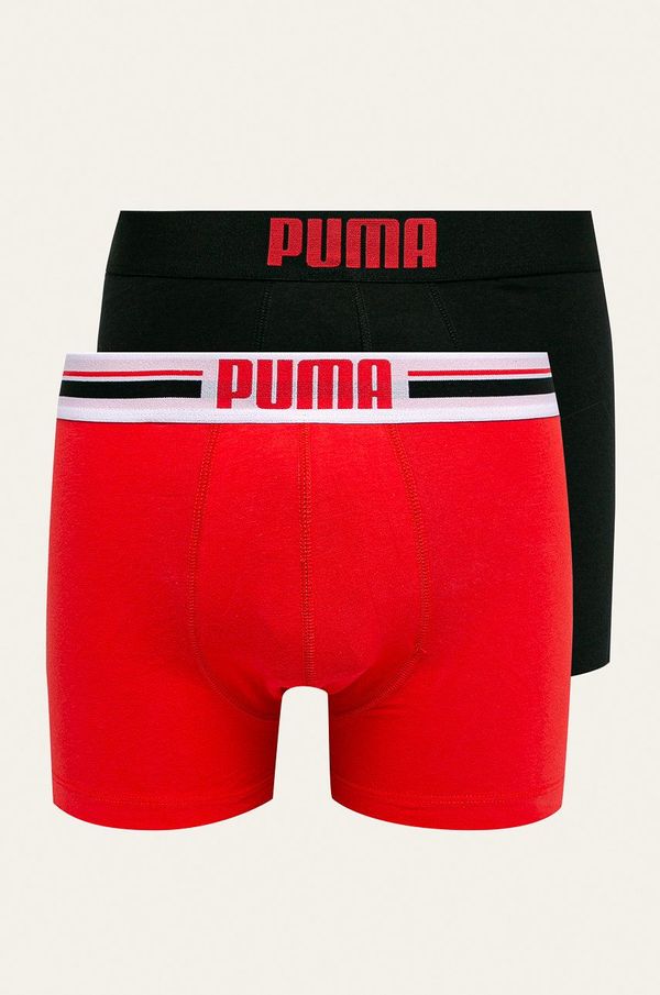 Puma Boksarice Puma 2-pack moški, rdeča barva