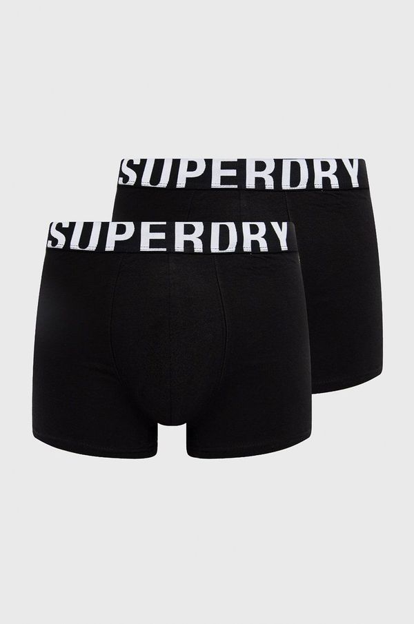 Superdry Boksarice Superdry črna barva