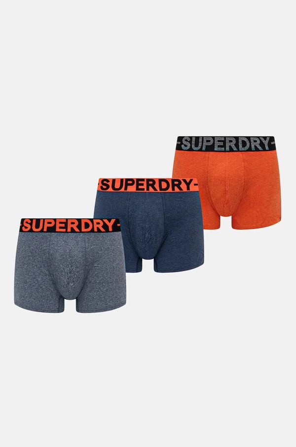 Superdry Boksarice Superdry moški, mornarsko modra barva, M3110452A-1MY