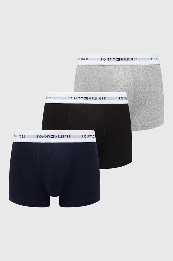 Tommy Hilfiger Boksarice Tommy Hilfiger 3-pack moške, črna barva, UM0UM02761