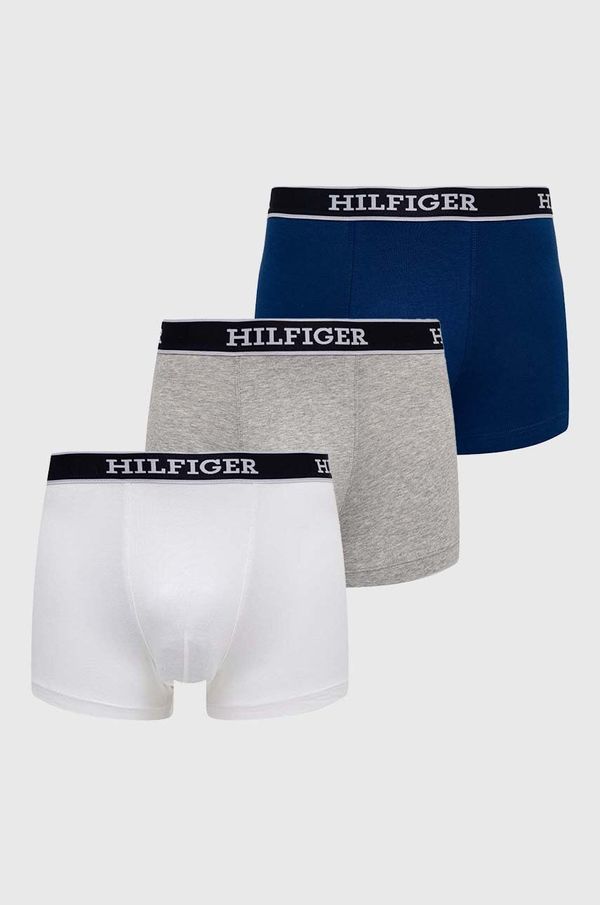 Tommy Hilfiger Boksarice Tommy Hilfiger 3-pack moške, mornarsko modra barva, UM0UM03185