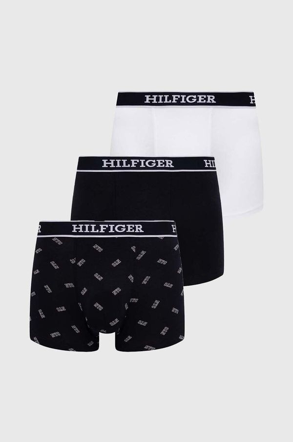 Tommy Hilfiger Boksarice Tommy Hilfiger 3-pack moške, mornarsko modra barva, UM0UM03284