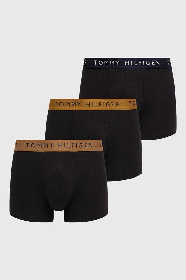 Tommy Hilfiger Boksarice Tommy Hilfiger 3-pack moški, črna barva